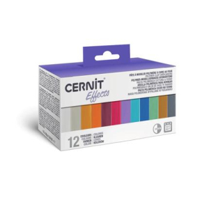 Cernit Assortiment 12 mini pains 25g Effets (CEASS003C)