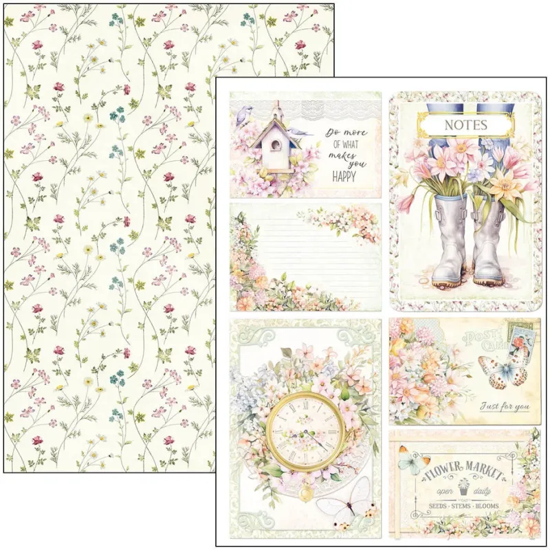 Ciao Bella Flower Shop A4 Creative Pad (9pcs) (CBCL077)