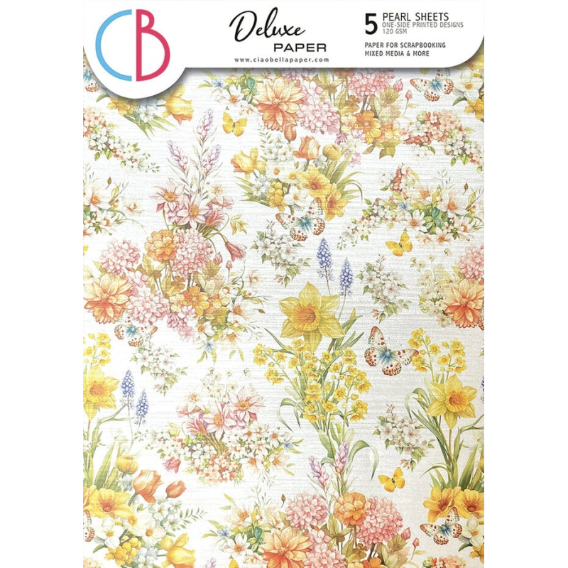 Ciao Bella Flower Shop A4 Deluxe Paper Pearl (5pcs) (CBD011)