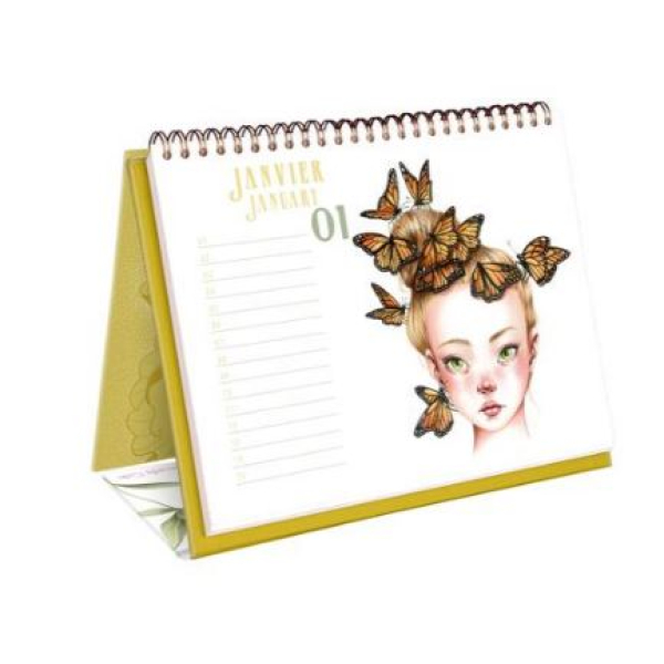 Avenue Mandarine Eeuwigdurende kalender, Wild - Multicolor ( GY157C)
