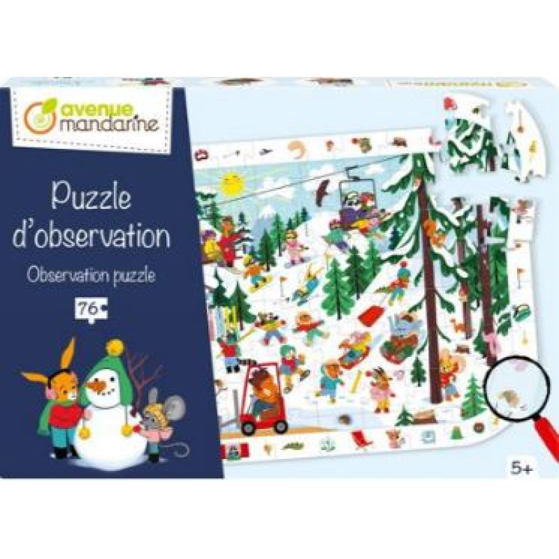 Avenue Mandarine Observatie puzzle, het leven in de bergen (PU028C)