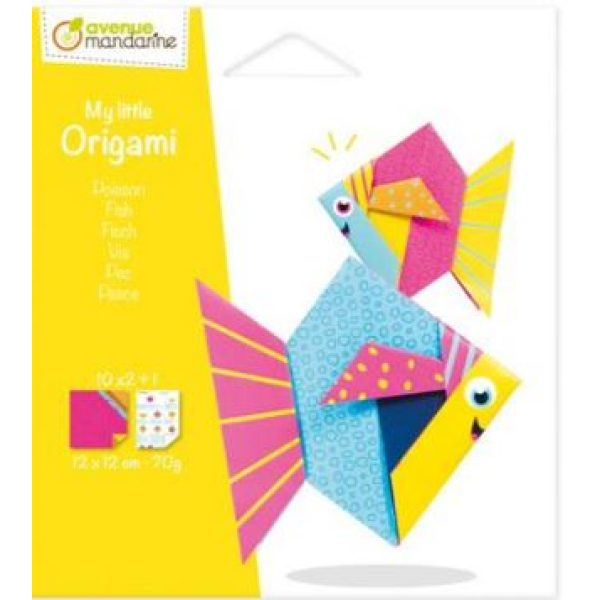 Avenue Mandarine My little Origami,vis, 12x12cm, 20F - Multicolor(OR510C)