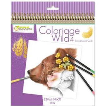 Avenue Mandarine Kleurboek Wild 4 - paars  (GY093C)