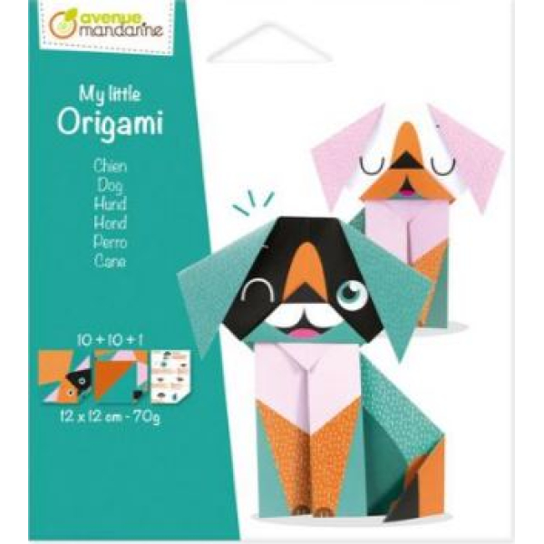 Avenue Mandarine My little Origami, LChien, 12x12cm, 20F - Multicolor (OR509C)