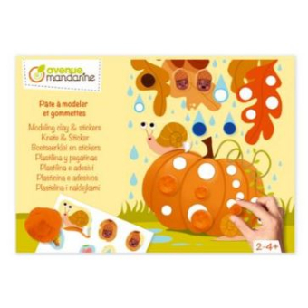 Avenue Mandarine Creatieve doos, Boetseerpasta-sticker, Seizoen (KC168C)