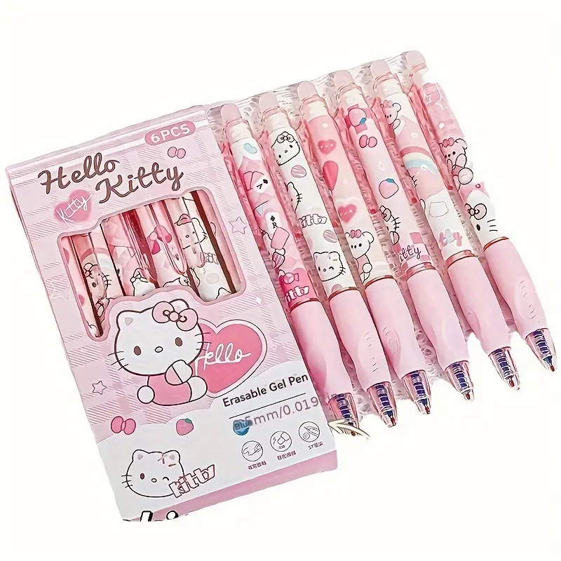 CMP Hello Kitty 6 stuks gelpennen, (CMP-pennen-001)