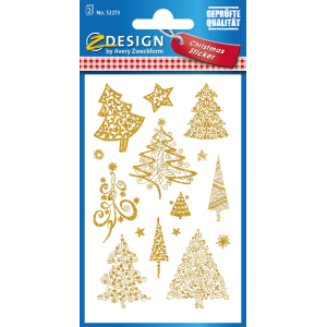 CMP Etiket Christmas kerstbomen - 2 vel (AV-52273)