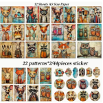 CMP Scrapboek papier losse vellen A5 (CMP-SCRAP-004)