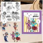 CMP stempel "Grappige oude dames" (CMP-stempel-004)