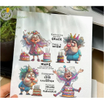 CMP stempelset cartoon happy birthday (CMP-Stempel-008)