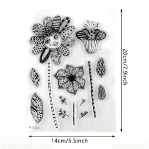 CMP stempels bloem delen  (CMP-stempel-009)