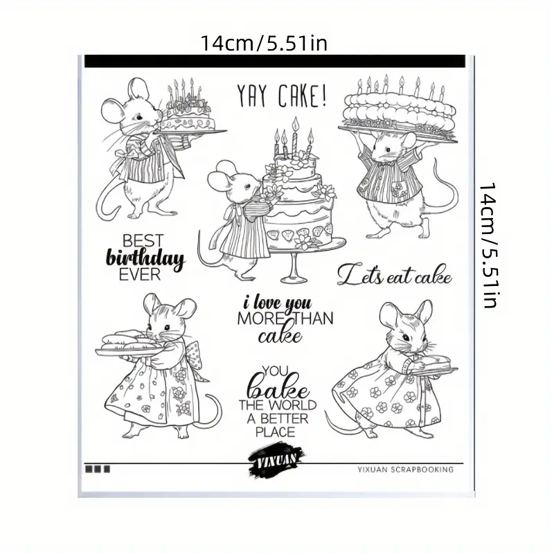 CMP stempel muisjes (CMP-stempel-012)