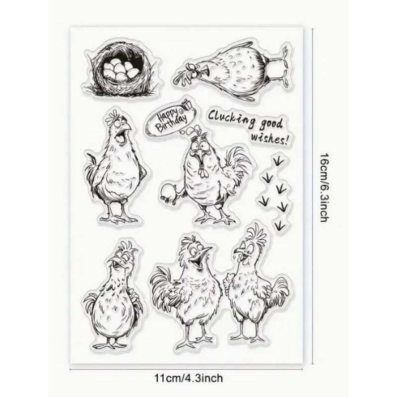 CMP stempelset boerderij dieren CMP-stempel-016