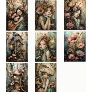 CMP 8 sheets Bloemen fee A6 (CMP-bloemenfee)