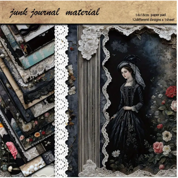 CMP 12 sheets  Papier thema vicoriaans  6x6 inch (cmp-vicoriaans)