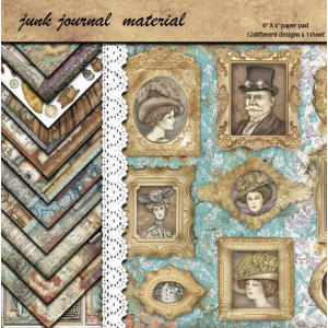 CMP 12 sheets  Papier vthema Voyage 6x6 inch (cmp-voyage)