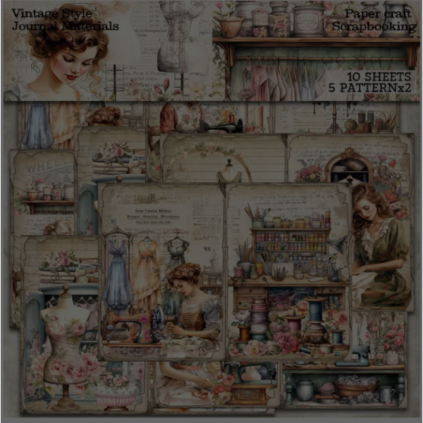 CMP 10 sheets Kleermaker ambacht A5 (CMP-kleermaker)