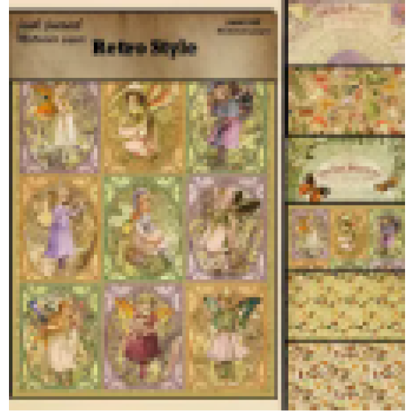 CMP 6 sheets  Papier thema boomelf  6x6 inch (cmp-boomelf)