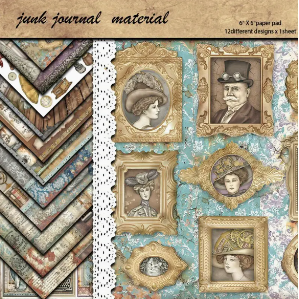 CMP 12 sheets  Papier vthema Voyage 6x6 inch (cmp-voyage)