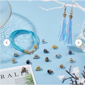 CMP eindkapjes voor Kumihimo per 2 stuks  (JD1304231)