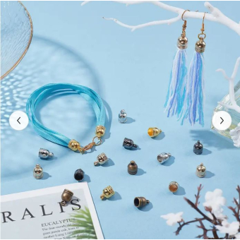 CMP eindkapjes voor Kumihimo per 2 stuks  (JD1304231)