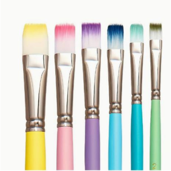 CMP-6-delige verfkwasten set rond (WU800629)