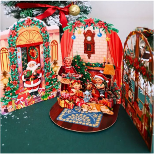 Pop-up Kaart kerstman (CMP-kaart kerstman)