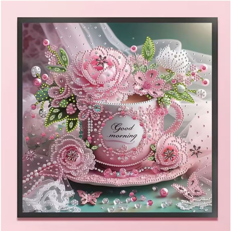 Diamond Painting met kristallen strass steentjes