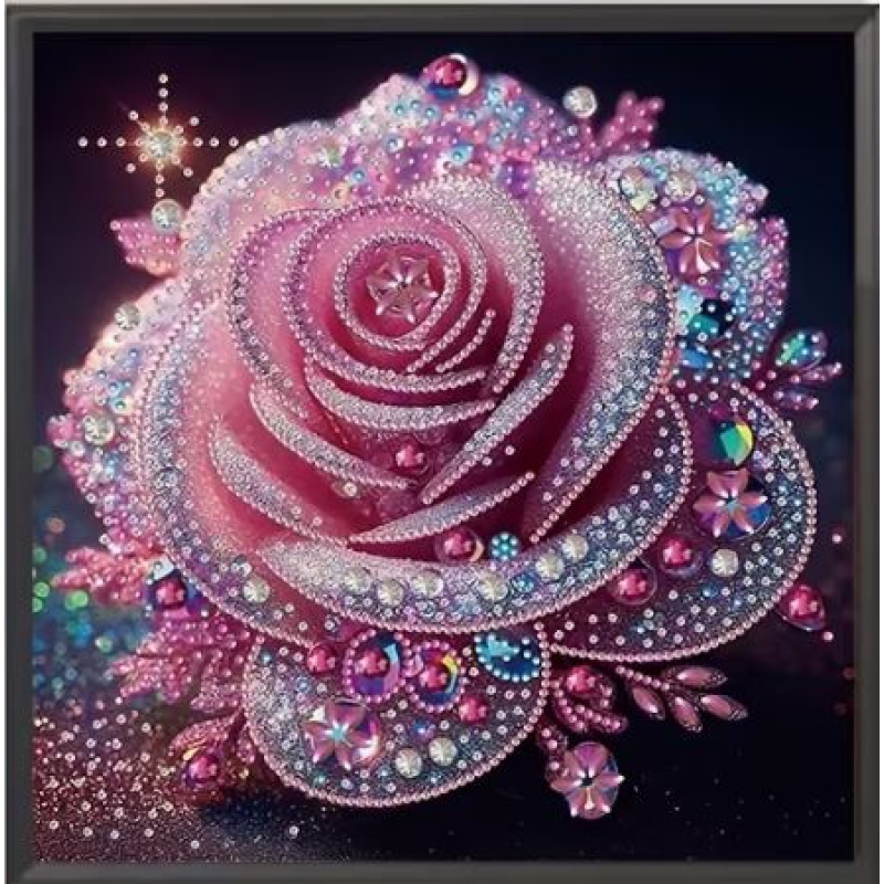Diamond Painting met kristallen strass steentjes