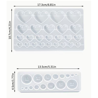 CMP epoxy gietmallen voor sieraden hangers (CMP-gietmal-1)