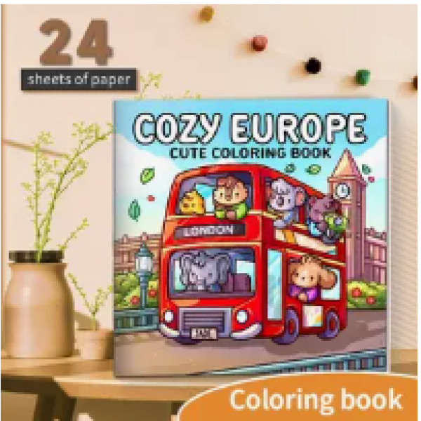 CMP kleurboek cozy europe (CMP-kleurboek-cozy europe)