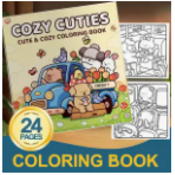 CMP kleurboek cozy cuties (CMP-kleurboek-cozy cuties)