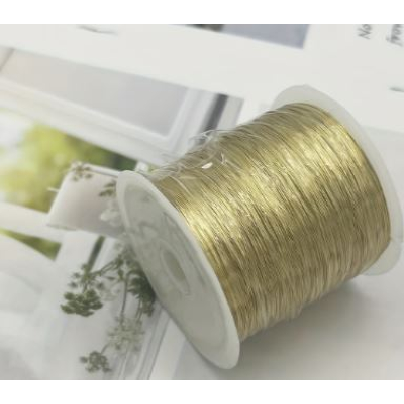 CMP koperdraad 0,4 mm 100 meter  goud  ( CMP-0.4 mm draad goud)