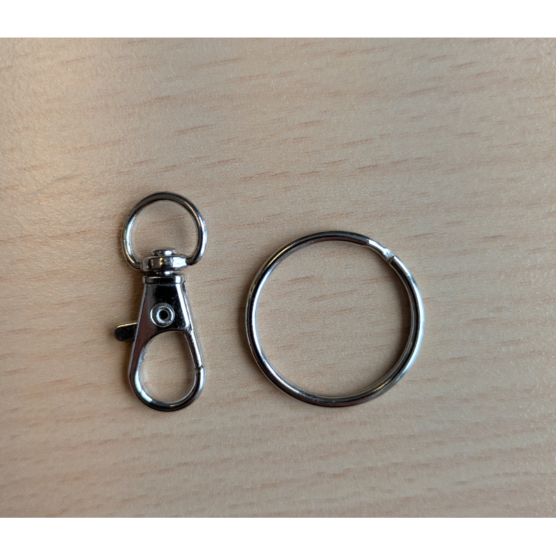 CMP Sleutelring en musketon haak - 25 stuks (sleutelring-musketon)