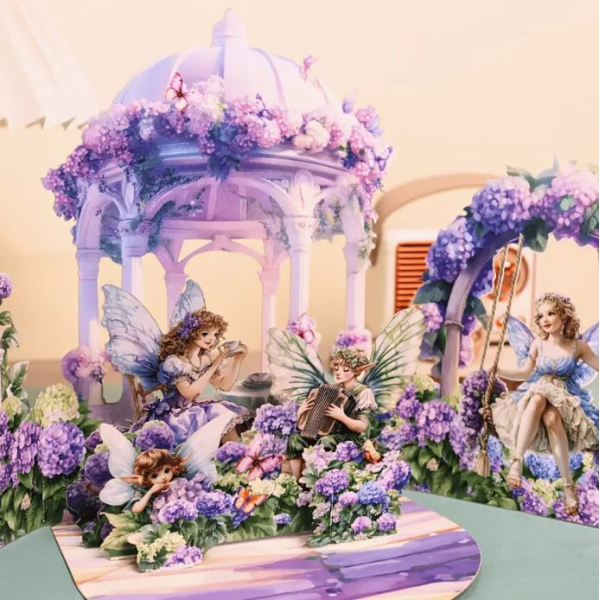 Pop-up Kaart  sprookjeskasteel  (CMP-kaart kasteel)