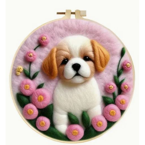 CMP Naaldvilt starterspakket DIY Hondje ( CMP-NV-hond)