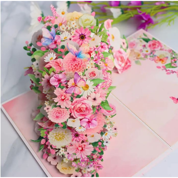 Pop-up Kaart Madelief Boeket CMP-kaart M