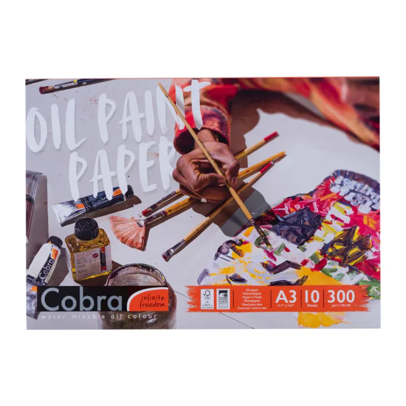 Cobra Olieverfpapier A3 - 42 x 29.7 cm - 300 g - 10 vellen - FSC-MIX (93050001)