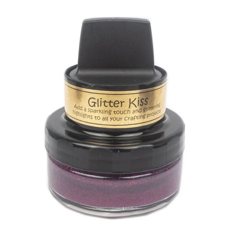 Cosmic shimmer glitter kiss bordeaux csgkbord