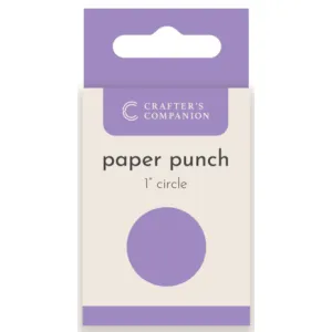 Crafter's Companion Flower Paper Punches - Circle 1" (CC-PUNCH-CIRC1)