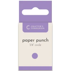 Crafter's Companion Flower Paper Punches - Circle ¼" (CC-PUNCH-CIRC25)
