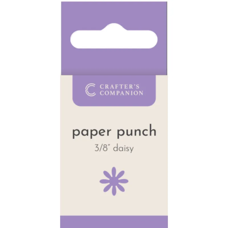 Crafter's Companion Flower Paper Punches - Daisy 3/8" (CC-PUNCH-DAIS3)