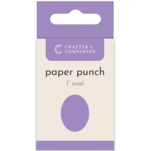 Crafter's Companion Flower Paper Punches - Oval 1" (CC-PUNCH-OVA1)