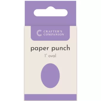 Crafter's Companion Flower Paper Punches - Oval 1" (CC-PUNCH-OVA1)