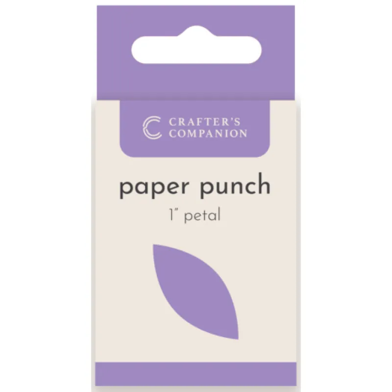 Crafter's Companion Flower Paper Punches - Petal 1" (CC-PUNCH-PET1)
