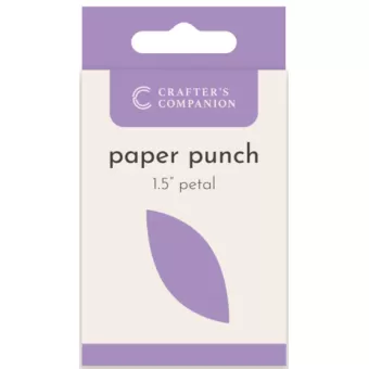 Crafter's Companion Flower Paper Punches - Petal 1.5" (CC-PUNCH-PET1.5)