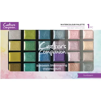 Crafter's Companion Shimmer Watercolour Palette Sunbeam (CC-SHWAPAL-SB)