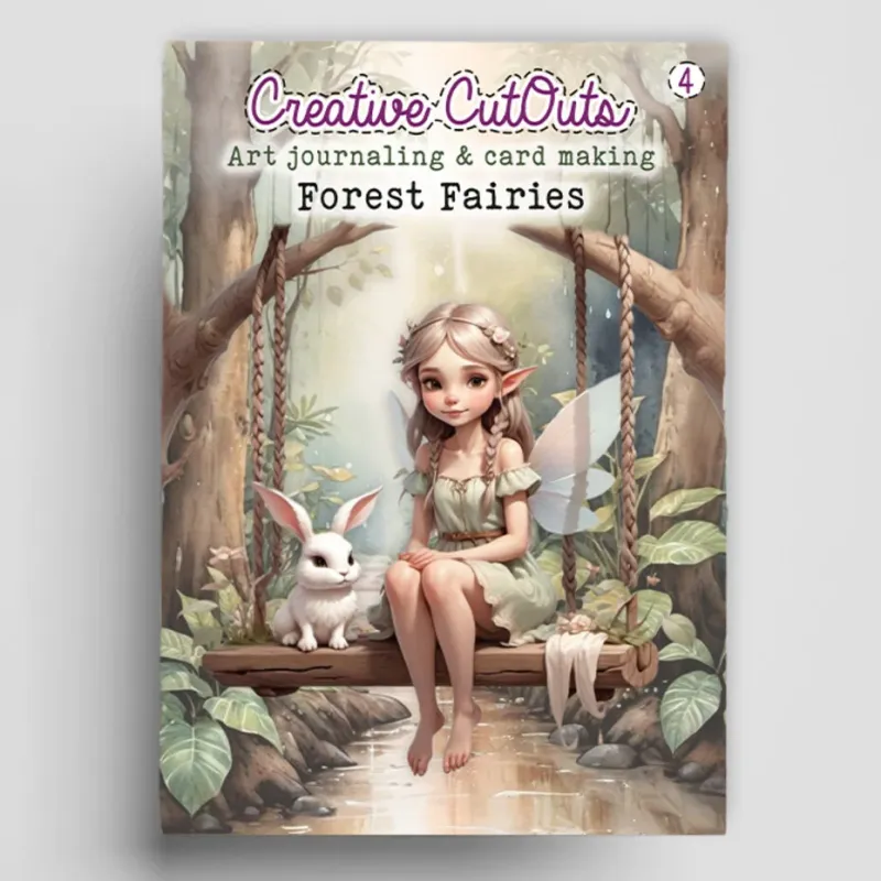 Creatief Art Forest Fairies Book Creative CutOuts (CCOBOEK-004)