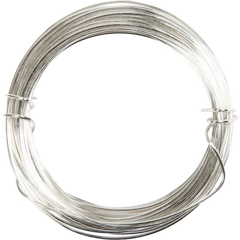 CCHobby Verzilverd Metaaldraad 0,6 mm Zilver 10 m (61006)
