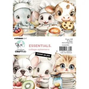 Creative Craftlab Sweet As Pie Essentials Collage Ephemera (CCL-ES-PE35)